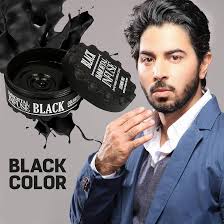 Black Colouring Hair Styling Wax